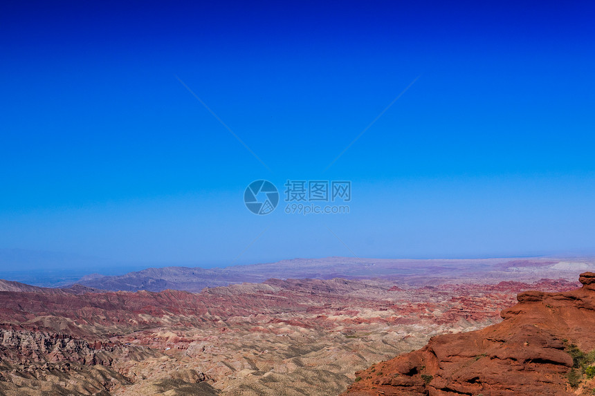 晴天张掖平山湖大峡谷图片