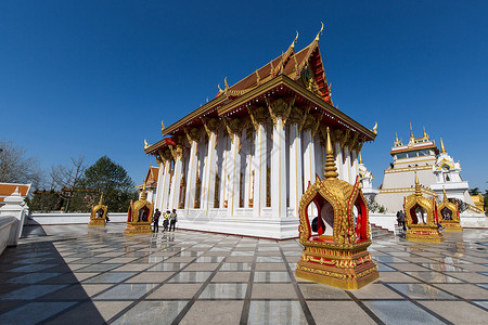 泰国佛殿背景图片