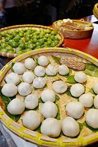 周庄传统美食蒸团子图片