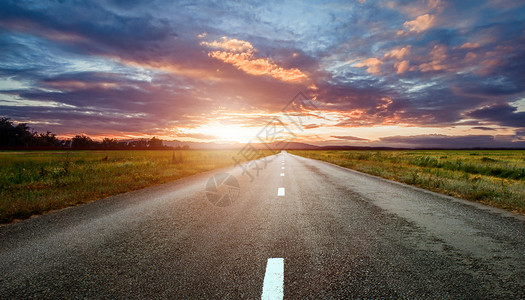 乡村路公路背景设计图片