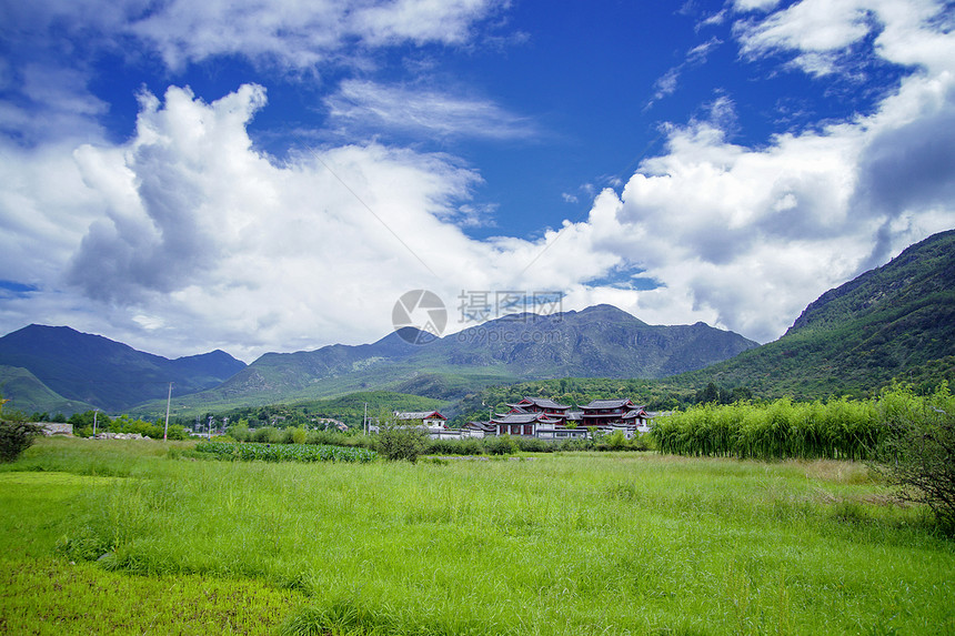 大理丽江风景洱海拉市海花海图片