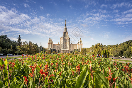 莫斯科大学莫斯科风景高清图片