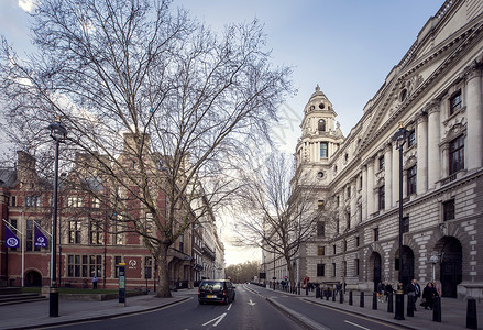 英国旅游伦敦街景背景