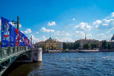 俄罗斯圣彼得堡桥图片