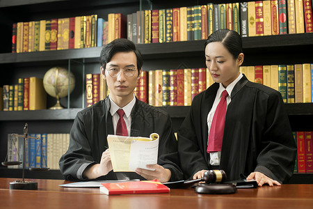 男女律师法理高清图片素材