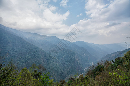 尼泊尔ABC徒步山路风光风景图片