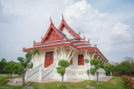 尼泊尔蓝毗尼佛教寺庙背景