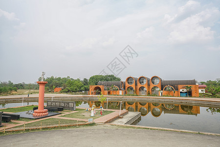 尼泊尔蓝毗尼城市博物馆高清图片