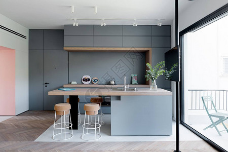 家装一角后现代厨房效果图设计图片