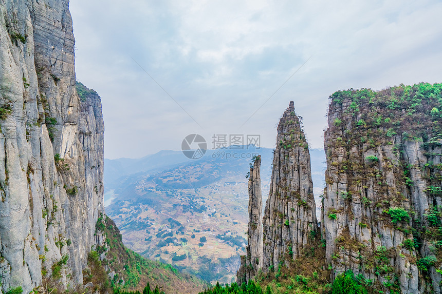 湖北恩施大峡谷景区风光图片