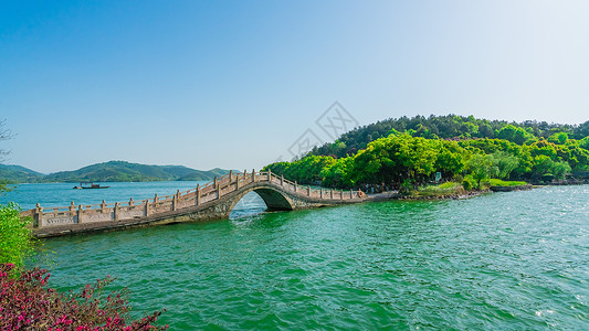 江苏溧阳天目湖景区风光高清图片