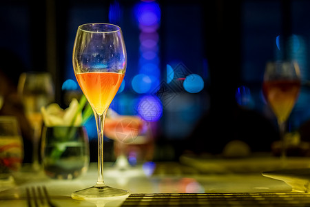 上海和平饭店华懋阁酒吧鸡尾酒背景图片
