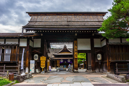 日本高山市高山阵屋背景