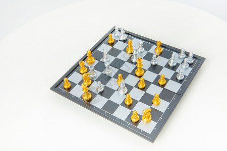 国际象棋棋盘智力游戏高清图片素材