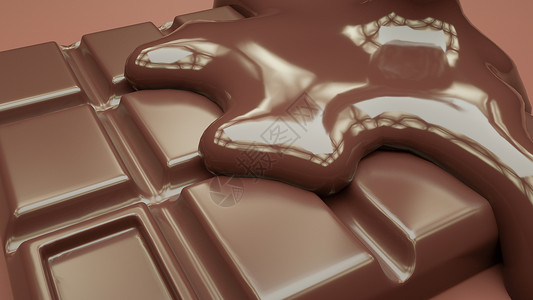 牛奶心巧克力球巧克力场景设计图片