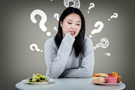 大女生减肥饮食选择设计图片