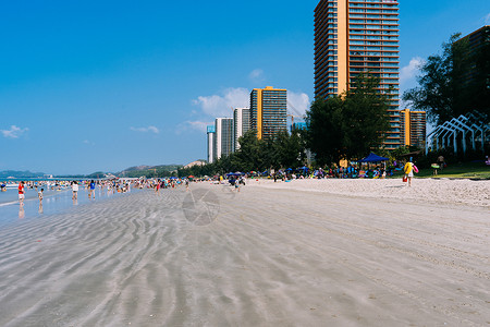 海龟湾海边背景