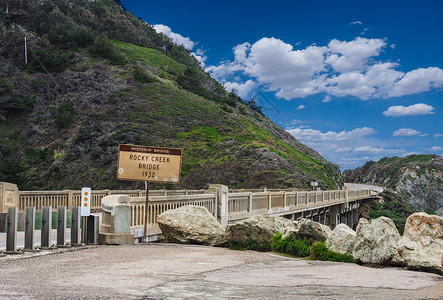 大苏尔大瑟尔Rocky Creek Bridge背景