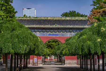 日坛公园的古建筑高清图片