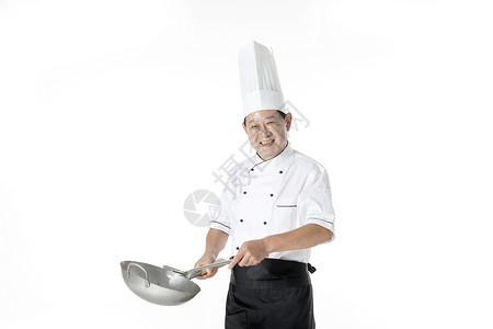 厨师掌勺背景图片