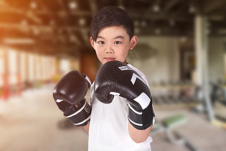 运动拳击儿童健身设计图片