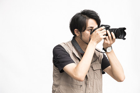 男摄影师照片青年年高清图片