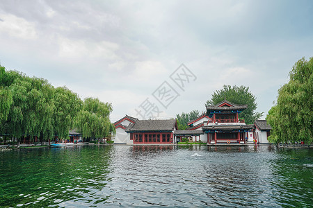 济南百脉泉风景区高清图片