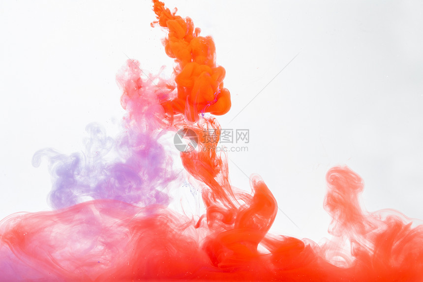 色彩液体流动素材图片