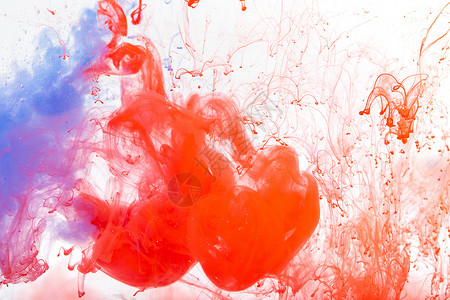 红色抽象元素色彩液体流动素材背景