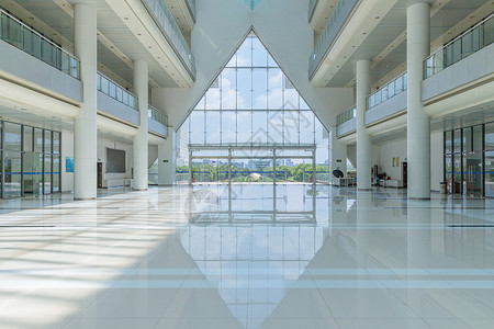 大学图书馆大堂背景图片