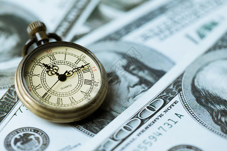 金钱与时间金融投资理财背景