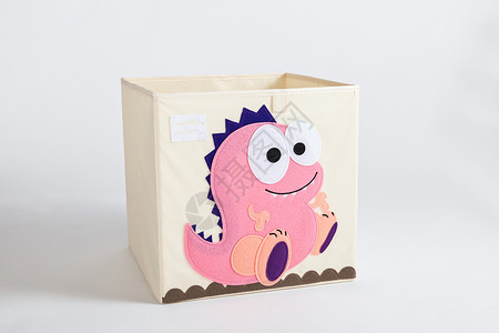玩具收纳盒卡通鳄鱼收纳盒背景