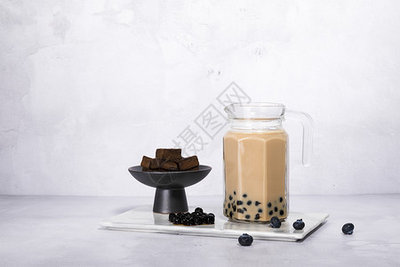 奶茶制作美食烤奶茶高清图片