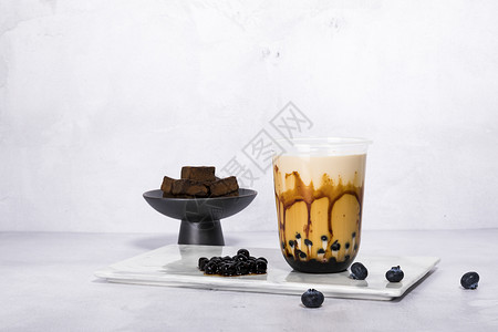 奶茶制作小清晰奶茶台高清图片