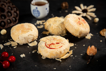 中秋节苏式月饼高清图片