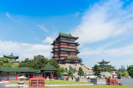 江西理工大学江西南昌滕王阁风光背景