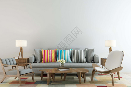 茶几桌椅组合现代沙发组合设计图片