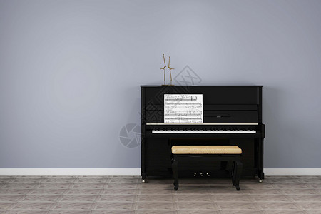 室内钢琴时尚钢琴背景设计图片