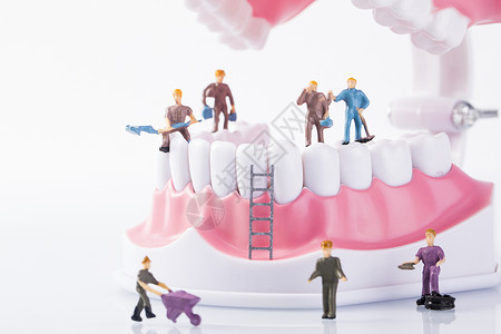 科技牙齿牙齿口腔护理背景
