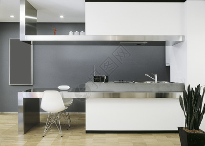 阳光食物现代厨房背景设计图片