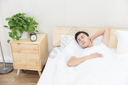 男性睡眠模特高清图片素材