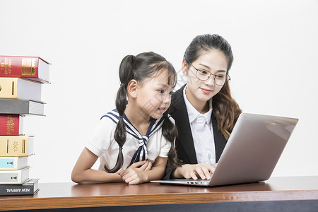 女教师和学生女性高清图片素材