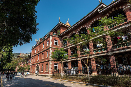 厦门大学宿舍楼厦大高清图片素材