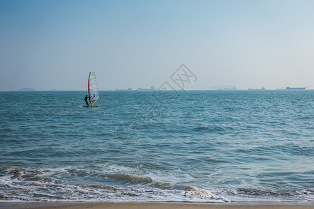 厦门书法广场厦门音乐广场附近海滩背景