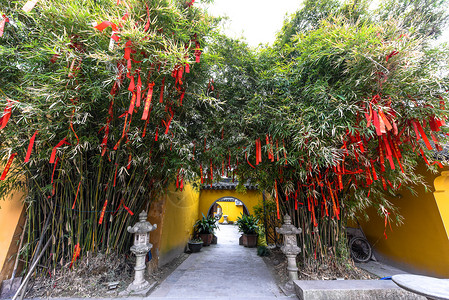 定慧禅寺景区上海朱家角古镇城隍庙背景