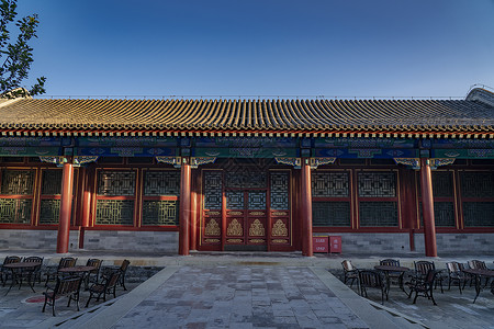 北京恭王府背景图片