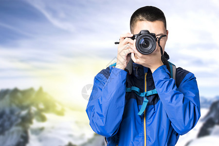 登山记录登山旅行拍照设计图片