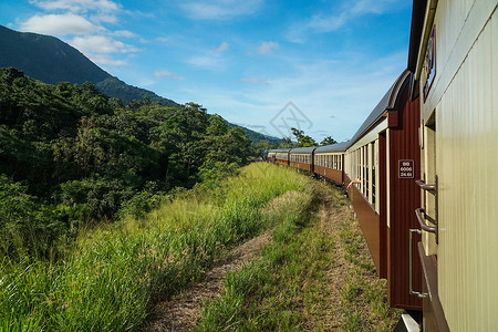 澳洲库兰达景观火车高清图片