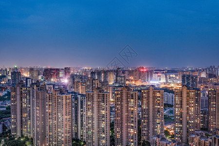 灰调夜景建筑高清图片