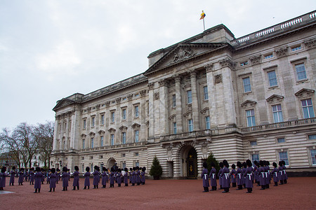 英国白金汉宫旅行高清图片素材